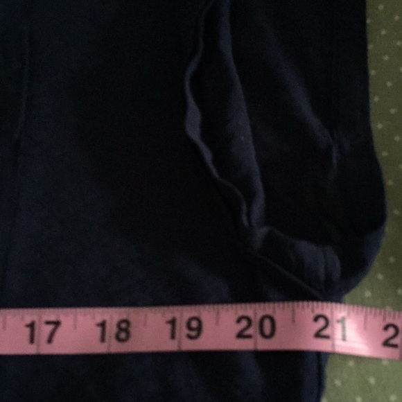 Van Heusen sleeveless Navy Blouse sz L - Picture 8 of 8